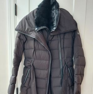 Dark brown BCBG coat xs